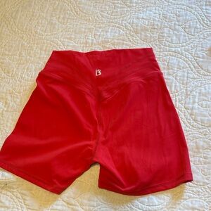 BuffBunny Vibrant Red Athletic Shorts